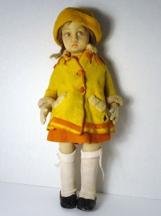 Vintage Tlc Felt Lenci 15 " Doll