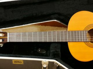 Vintage 1970 ' s Alvarez 5011 Classical Guitar Solid Cedar Top Exc Cond with HSC 3