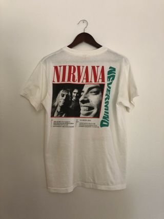 Vintage NIRVANA T - Shirt Bootleg Nevermind L RARE 3