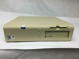 Vintage Dell Optiplex Gx1 Slimline,  Intel Pentium Ii P2,  Sound Blaster W/2 Isa