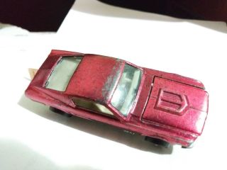 VINTAGE HOTWHEEL REDLINE 1968 USA CUSTOM MUSTANG WATERMELON HTF/RARE COLOR 4