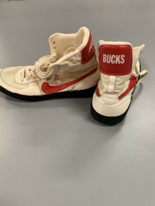 Vintage Nike Team Issue Ohio State Football Turf Game Shoes 8.  5 1980’s Rare