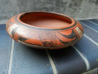 Outstanding Red Clay Antique Hopi Sityatki Style Seed Jar Pottery Bowl,  NR 3