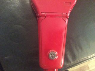 Vintage PARK - O - METER parking meter RED with both keys 19” 3