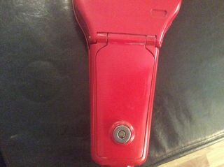 Vintage PARK - O - METER parking meter RED with both keys 19” 5