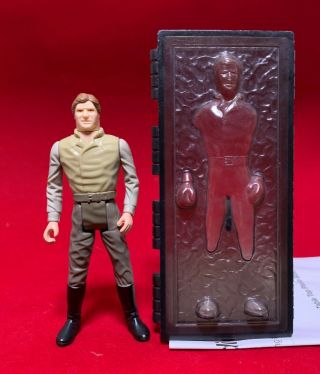 Vintage Kenner Star Wars Action Figures - Han In Carbonite Last 17 Rotj