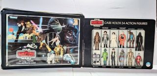 Vintage Star Wars Empire Strikes Back Esb Action Figure Transition Case Complete