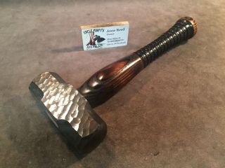 Vintage 4lb Blacksmith Sledge Hammer Polished Custom Jesse Reed Bat Handle
