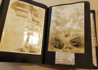 VTG PHOTO SCRAPBOOK / HURRICANE / HURACAN SAN FELIPE / PUERTO RICO 1928 V RARE 10