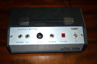 Lafayette Lre Echo Verb - - Spring Reverb - Vintage Unit