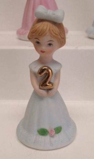 Vintage Enesco Growing Up Porcelain Dolls Figurines Birth 1 2 3 4 5 6 7 9 10 11 4