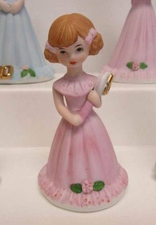 Vintage Enesco Growing Up Porcelain Dolls Figurines Birth 1 2 3 4 5 6 7 9 10 11 7