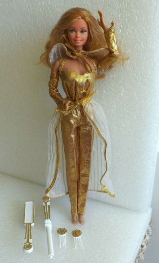 Vintage 1980 Mattel Golden Dream Barbie Doll 1874 Superstar Era