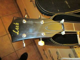 vintage Lark 5 string banjo with case 5
