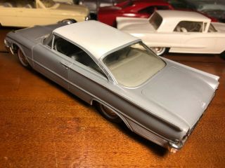 1961 Ford Starliner Galaxie Promo Model Car Coaster Dealer Chassis 1960 61 2