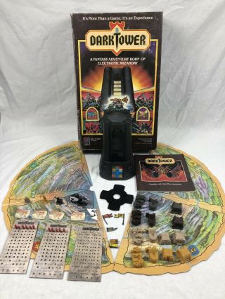 Rare Vintage Milton Bradley Dark Tower Board Game Incomplete 1981