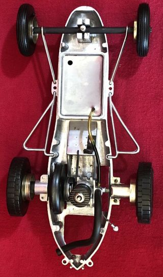 NOS Old Stock Vintage Ohlsson Rice Cox Gas Powered Tether Car Chassis Bad Engine 8