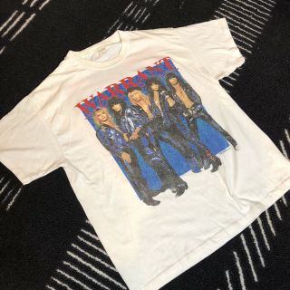 Vintage 80s Warrant T Shirt Size Xl Metal Rock Mens White 1989 32 Pennies