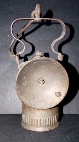 Antique Vintage Wolf Safety Lamp Co.  York Miner 