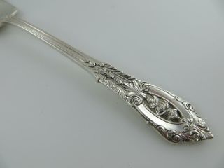 Serving Fork ROSE POINT Wallace Sterling Silver Flatware 2