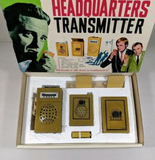 The Man From UNCLE Headquarters Transmitter 1966 Vintage Spy Hidden U.  N.  C.  L.  E. 2