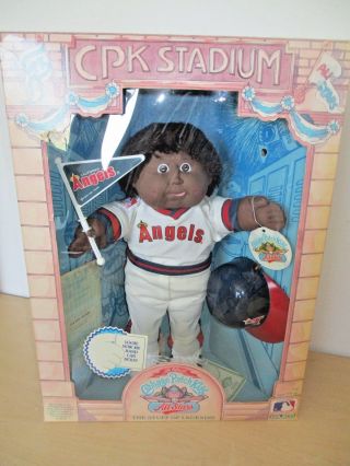 Vintage 1986 Cabbage Patch Kids All Stars Doll.  Anaheim Angels.  Nos