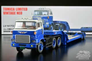 [tomica Limited Vintage Neo Lv - N173a 1/64] Hino Hh341 Tractor & Td302 Trailer