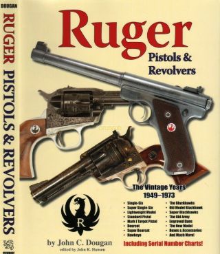 Ruger Pistols And Revolvers : The Vintage Years 1949 - 1973,  Book,  $0 Ship
