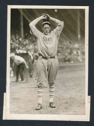 1923 Turkey Gross York Giants Vintage Baseball Photo