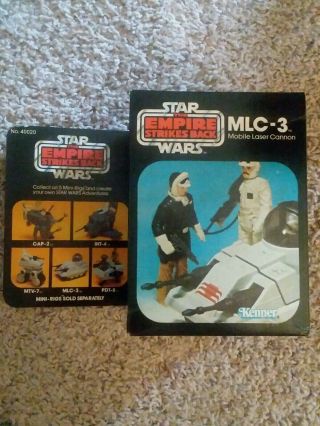 Vintage Star Wars The Empire Strikes Back Mlc - 3 Mobile Laser Cannon W/box Unopen