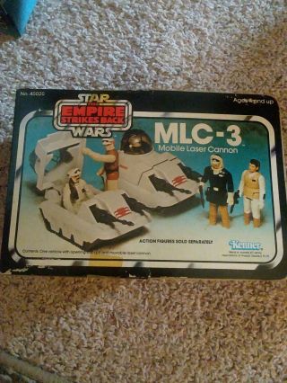 Vintage Star Wars The Empire Strikes Back MLC - 3 Mobile Laser Cannon w/Box Unopen 4