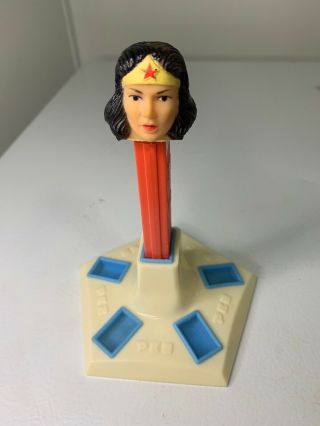 Vintage Wonder Woman Soft Head Pez Dispenser No Feet