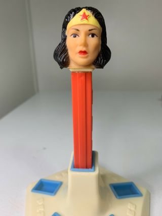 Vintage Wonder Woman Soft Head Pez Dispenser No Feet 2