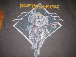Blue Oyster Cult World Tour Vintage 80s Concert Tour Shirt Medium Soft
