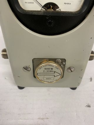 Vintage Wattmeter BIRD Thruline Model 43 with 3 Elements, 2