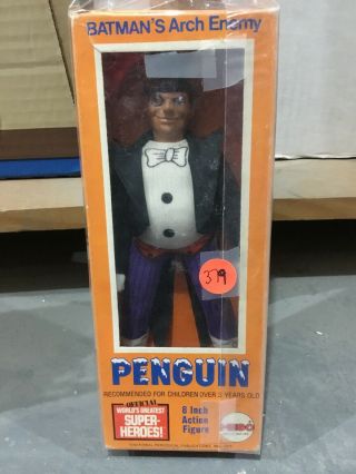 Vintage 1973 Mego Wgsh Penguin 8 " Action Figure All