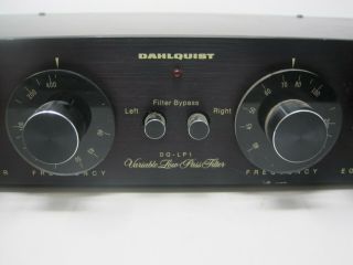 Vintage Dahlquist dq - lp1 electronic crossover 2