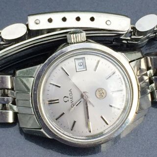 Vintage Omega Ladymatic Automatic Luxury Stainless Waterprf Watch—just Serviced