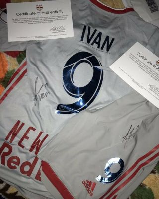 Adidas Mls Rare Autism Awareness York Redbulls Gameworn Andreas Ivan Kit