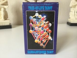 £250 Tree Of Life Tarot Kabbalistisches Tarot Kabbalah 1983 Oop Rare Htf Vintage