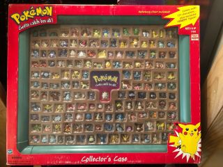 Hasbro Pokemon Collectors Case - 151 Pokemon Character Figures - Rare Htf