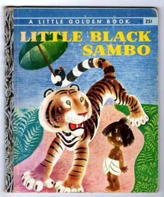 Little Black Sambo Vintage Childrens Little Golden Book 57 Tenggren,  N Ed.