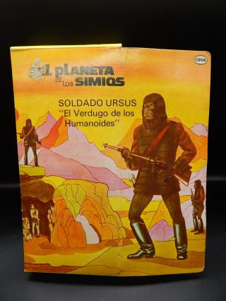Rare Vintage Cipsa Planet Of The Apes General Ursus Action Figure Mego Mexico