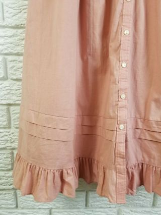 Vtg 70s Jessicas Gunnies Gunne Sax Prairie Skirt Size 11 Modern 4/6 Dusty Pink 4