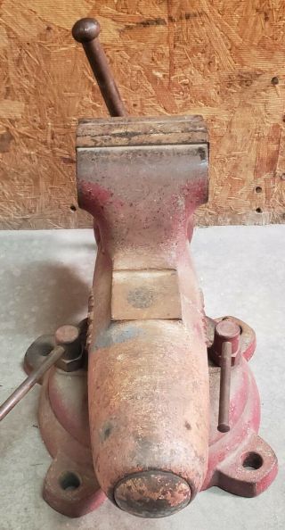 Vintage Wilton HD 9400 Bullet Bench Vise with Swivel Base Made in the USA 3