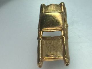 AWESOME 1957s Chevy 14K yellow gold automobile charm.  4.  3gm. 2