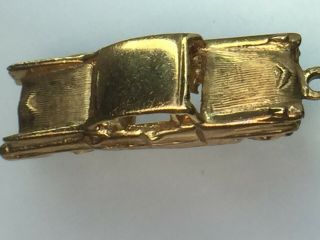 AWESOME 1957s Chevy 14K yellow gold automobile charm.  4.  3gm. 6