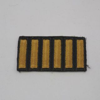 Vintage Wwii Korean War Era Us Army Months Of Service Hashmark Patch