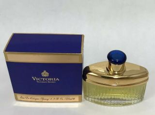 Vintage VICTORIA Victoria ' s Secret Eau de Cologne SPRAY 1.  7 oz / 50 ml RARE NIB 2