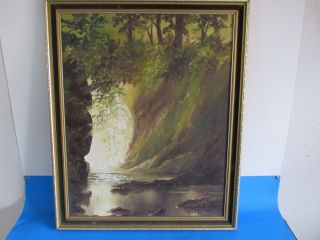 A Vintage Painting Of Jean Rennie,  Oil On Board,  Signed By The Artist